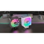 Mars Gaming MCPU-X5ARGB Dissipatore CPU con 280W di potenza - Ventola PWM da 120mm - Illuminazione ARGB - 5 Heatpipe HCT - Colore nero - immagine 4