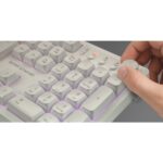 Mars Gaming MCPWX Combo Pack Gaming 3in1 - Tastiera ibrida H-Mech - Disposizione portoghese QWERTY PT - Mouse 3200dpi - Interruttori HUANO - Colore bianco - immagine 4