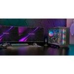 Mars Gaming MC-REV Case Tower ATX - Tre ventole ARGB - Doppio vetro temperato - Doppia camera - 7 slot di espansione - 423x278x443mm - Colore nero - immagine 5