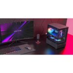 Mars Gaming MC-SE2 Case Tower ATX - Ventola da 120 mm FRGB integrata - Vetro temperato senza cornice - Doppia camera - 5 slot di espansione - 388 x 197 x 304 mm - Colore nero - immagine 5