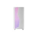 Mars Gaming MC-VOLT Case Tower ATX - Ventola ARGB da 120 mm - Finestra laterale in vetro temperato - Griglia frontale ARGB - 7 slot di espansione - Colore bianco - immagine 2