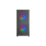 Mars Gaming MC-VORTEX Minitorre ultracompatta - 3 ventole da 120 mm FRGB - Supporto MicroATX/Mini-ITX - Doppia camera - 7 slot di espansione - Colore nero - immagine 2