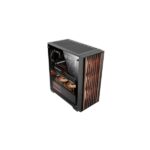 Mars Gaming MC-WOOD Case Tower ATX - Ventola FDB da 120 mm - Pannello in vetro temperato - Supporta raffreddamento a liquido fino a 360 mm - 7 slot di espansione - Finitura in legno - Colore nero - immagine 3