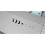 Mars Gaming MC-XO Case Tower ATX - Ventola posteriore FRGB da 120 mm - Raffreddamento Sidecool - Doppia camera - 7 slot di espansione - 487 x 214 x 350 mm - Colore bianco - immagine 3