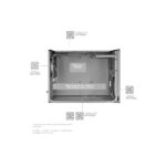 Mars Gaming MC-XPS Minitorre ultracompatta - Ventola posteriore FRGB da 120 mm - Supporto MicroATX/Mini-ITX - Griglia di raffreddamento - Finestra laterale in vetro temperato - 392 x 196 x 289 mm - Colore nero - immagine 4