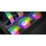 Mars Gaming MF-3AR Confezione da 3 ventole da 120 mm FDB - Illuminazione ARGB a 360º - Pale invertite - Silenziose 14 dB - Colore nero - immagine 4