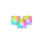 Mars Gaming MF-3AR Confezione da 3 ventole da 120 mm FDB - Illuminazione ARGB a 360º - Pale invertite - Silenziose 14 dB - Colore bianco - immagine 3