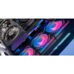 Mars Gaming MF-3DPROKIT Confezione da 3 ventole da 120 mm - Illuminazione ARGB Infinity Mirror 360º - Silenziosa 12dB - Telecomando e hub ARGB - Colore nero - immagine 2