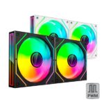 Mars Gaming MF-3DPROX2 Confezione da 2 ventole da 120 mm - Illuminazione ARGB Infinity Mirror 360º - Silenziosa 12 dB - Controllo PWM - Colore nero - immagine 5