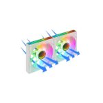 Mars Gaming MF-3DPROX2R Confezione da 2 ventole da 120 mm - Illuminazione ARGB Infinity Mirror 360º - Silenziosa 12 dB - Controllo PWM - Colore nero - immagine 4