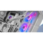 Mars Gaming MF-3DPROX2R Confezione da 2 ventole da 120 mm - Illuminazione ARGB Infinity Mirror 360º - Silenziosa 12 dB - Controllo PWM - Colore bianco - immagine 5