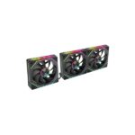 Mars Gaming MF-LINKFINITYKIT2 Confezione da 3 ventole da 120 mm - Illuminazione ARGB Infinity Mirror - Silenziosa 12 dB - Modulare Linkfinity Magnetico - Colore nero - immagine 5