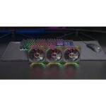 Mars Gaming MF-LINKFINITYKIT2R Confezione da 3 ventole da 120 mm - Illuminazione ARGB Infinity Mirror - Silenziosa 12 dB - Modulare Linkfinity Magnetico - Colore nero - immagine 2