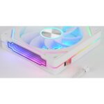 Mars Gaming MF-LINKFINITYKIT2R Confezione da 3 ventole da 120 mm - Illuminazione ARGB Infinity Mirror - Silenziosa 12 dB - Linkfinity Magnetico modulare - Colore bianco - immagine 2