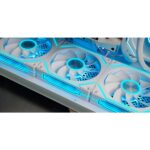 Mars Gaming MF-LINKFINITYKIT2R Confezione da 3 ventole da 120 mm - Illuminazione ARGB Infinity Mirror - Silenziosa 12 dB - Linkfinity Magnetico modulare - Colore bianco - immagine 5