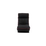Mars Gaming MGC-THRONE Divano da gioco in schiuma ad alta densità - Base con rotazione a 360º - Schienale e poggiatesta regolabili - Pieghevole - Tessuto traspirante - Colore nero e rosso - immagine 3