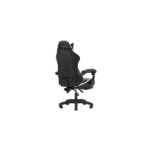 Mars Gaming MGC-X Sedia da gioco ergonomica - Poggiapiedi estensibile - Cuscini lombari e cervicali - 660x540x1250mm - Finitura in pelle PU - Colore nero e blu - immagine 3