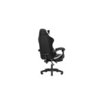 Mars Gaming MGC-X FABRIC Sedia da gaming ergonomica - Poggiapiedi estensibile - Cuscini lombari e cervicali - 660x540x1250 mm - Tessuto traspirante - Colore nero e bianco - immagine 4