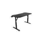 Mars Gaming MGD-ERGO120 Tavolo da gioco - Altezza regolabile con 3 posizioni - Supporti per cuffie e bevande - Tappetino XXL - Struttura in acciaio - 120x60x1,5 cm - Finitura in fibra di carbonio - Colore nero - immagine 4