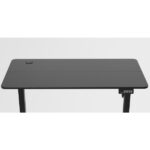 Mars Gaming MGD-ERGOPRO Tavolo da gioco motorizzato - Altezza regolabile fino a 118 cm - Supporti per cuffie e bevande - Gestione dei cavi - Struttura in acciaio - 110x60x1,5 cm - Finitura in fibra di carbonio - Colore nero - immagine 5