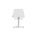 Mars Gaming MGD-ERGOPRO Tavolo da gioco motorizzato - Altezza regolabile fino a 118 cm - Supporti per cuffie e bevande - Gestione dei cavi - Struttura in acciaio - 110x60x1,5 cm - Finitura in fibra di carbonio - Colore bianco - immagine 3
