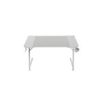 Mars Gaming MGD-X120RGB Tavolo da gaming - Illuminazione ARGB con telecomando - Supporti per cuffie e bevande - Tappetino XXL - Struttura in acciaio - 120x60x1,5 cm - Finitura in fibra di carbonio - Colore bianco - immagine 3
