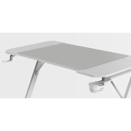 5 cm - Finitura in fibra di carbonio - Colore bianco