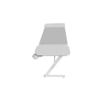 5 cm - Finitura in fibra di carbonio - Colore bianco