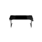 Mars Gaming MGD-X160 Tavolo da gioco - Supporti per cuffie e bevande - Tappetino XXL - Struttura in acciaio - 160x60x1,5 cm - Finitura in fibra di carbonio - Colore nero - immagine 4