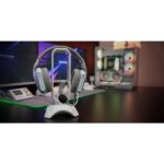 Mars Gaming MH-PRO Cuffie da gioco - Cavo da 180 cm - Cuscinetti traspiranti Air - Controlli integrati - Microfono integrato - Illuminazione ARGB - 76 x 200 x 187 mm - Colore bianco - immagine 2