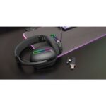 Mars Gaming MHW-PRO Cuffie da gioco Bluetooth 5.3 - Suono surround 3D 7.1 - Controlli integrati - Doppio microfono - Illuminazione ARGB - 76 x 200 x 187 mm - Colore nero - immagine 3