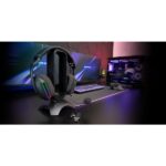 Mars Gaming MHW-PRO Cuffie da gioco Bluetooth 5.3 - Suono surround 3D 7.1 - Controlli integrati - Doppio microfono - Illuminazione ARGB - 76 x 200 x 187 mm - Colore nero - immagine 4