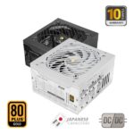 Mars Gaming MPB850PSI Alimentatore ATX da 850W - 80 Plus Gold - Modulare - Compatibile con ATX 3.1 e PCIe 5.1 - 150x160x85mm - Colore bianco - immagine 2