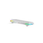 Mars Gaming MKMINIPRO Tastiera compatta ibrida H-Mech - Switch SKN blu - Disposizione francese AZERTY FR - Illuminazione RGB Chroma - 300x114x42 mm - Colore bianco - immagine 3