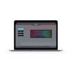 Mars Gaming MKMINIPRO Tastiera compatta ibrida H-Mech - Switch SKN giallo - Disposizione internazionale QWERTY US - Illuminazione RGB Chroma - 300x114x42 mm - Colore bianco - immagine 5