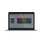 Mars Gaming MKPRO Tastiera completa ibrida H-Mech - Switch SKN Blu - Disposizione QWERTY ES - Illuminazione RGB Chroma - 385x140x40mm - Colore Nero - immagine 3