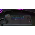 Mars Gaming MKPRO Tastiera completa ibrida H-Mech - Switch SKN giallo - Disposizione portoghese QWERTY PT - Illuminazione RGB Chroma - 385x140x40mm - Colore nero - immagine 4