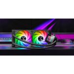 Mars Gaming ML-VISION240 Kit di raffreddamento a liquido - Potenza 500 W - Illuminazione ARGB - Pompa Opti-Chamber - Display LCD - Colore nero - immagine 5