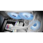 Mars Gaming ML-VISION240 Kit di raffreddamento a liquido - Potenza 500 W - Illuminazione ARGB - Pompa Opti-Chamber - Display LCD - Colore bianco - immagine 3