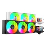 Mars Gaming ML-VISION360 Kit di raffreddamento a liquido - Potenza 600W - Compatibilità universale - Illuminazione ARGB - Pompa Opti-Chamber - Display LCD - Colore nero - immagine 2