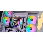 Mars Gaming ML-VISIONPRO240 Kit di raffreddamento a liquido - Potenza 500 W - Illuminazione ARGB - Pompa Opti-Chamber - Colore bianco - immagine 3