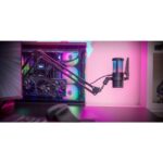 Mars Gaming MMIC-SC Microfono da gioco - Braccio meccanico omnidirezionale - Filtro anti-pop in rete metallica - Illuminazione ARGB tattile - Diagramma polare cardioide - 141x52x80 mm - Colore nero - immagine 5