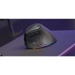 Mars Gaming MM-SK Mouse da gioco wireless verticale per destrimani - Sensore 8400 dpi - Bluetooth 5.1 - RF 2,4 GHz - Interruttori HUANO - Illuminazione RGB - 109x73x76 mm - Colore nero - immagine 3