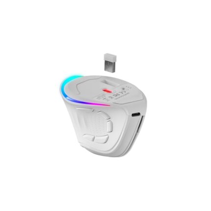 4 GHz - Interruttori HUANO - Illuminazione RGB - 109 x 73 x 76 mm - Colore bianco