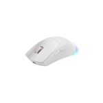 Mars Gaming MM-T3 Mouse wireless ultraleggero - 14400 dpi - Bluetooth 5.0 - Rf 2,4 GHz - Interruttori HUANO - Base con luci RGB - 7 pulsanti configurabili - 118x64x40 mm - Colore bianco - immagine 3