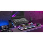 Mars Gaming MNBC-ULTRA Supporto da tavolo per laptop fino a 18" - Ventola da 140 mm - Illuminazione RGB - Regolabile in 5 posizioni - Hub con 4xUSB-A - 420x340x55 mm - Colore nero - immagine 5