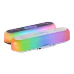 Mars Gaming MSB-ORB Altoparlante Bluetooth da 20 W - Luci RGB a 360 gradi - Batteria da 2400 mAh - Controllo del volume - Portata fino a 10 m - Colore bianco - immagine 2