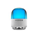 Mars Gaming MS-FLOW Altoparlante Bluetooth da 15 W - Luci RGB a 360 gradi - Batteria da 2000 mAh - Compatto - Portata fino a 10 m - Colore bianco - immagine 4