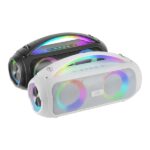 Mars Gaming MS-PULSE Altoparlante Bluetooth da 50 W - Luci RGB - Batteria da 5000 mAh - Microfono integrato - Colore bianco - immagine 3