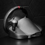 Mars Gaming MWH-RSXONE Set volante 270º e pedali da corsa XL - Risposta istantanea - Vibrazione immersiva - Levette e leva sequenziale integrata - 11 pulsanti - DPad - 260x275x240 mm - Colore nero - immagine 4